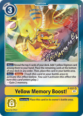 Yellow Memory Boost! [P-037] [Promotional Cards] | Enigma On Main