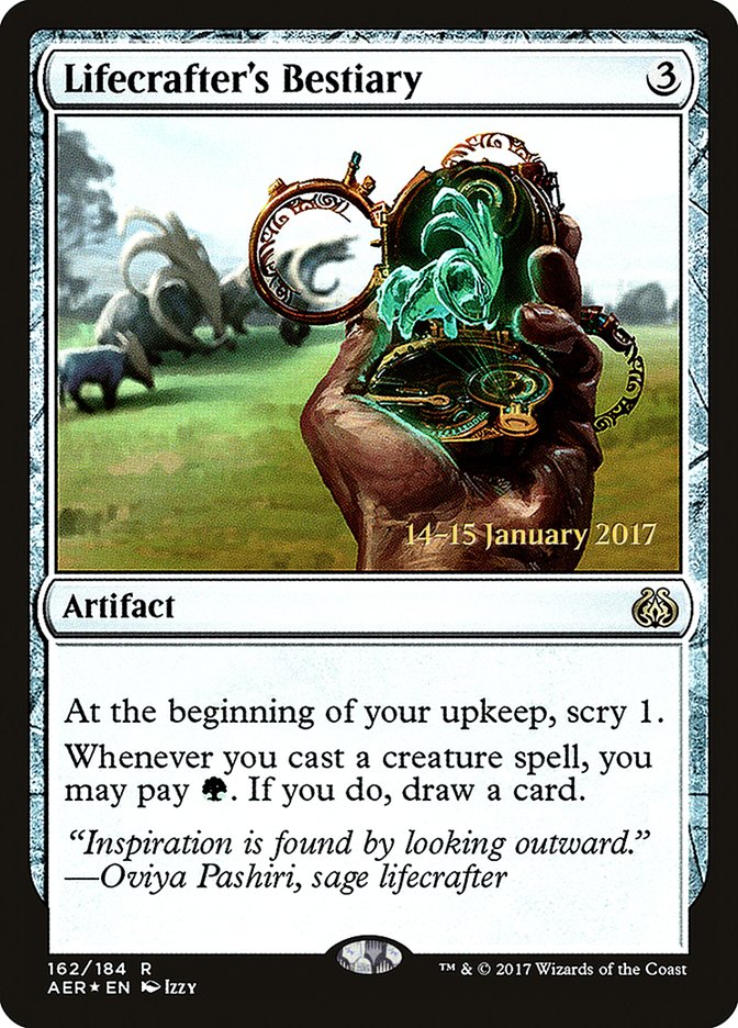 Lifecrafter's Bestiary [Aether Revolt Prerelease Promos] | Enigma On Main