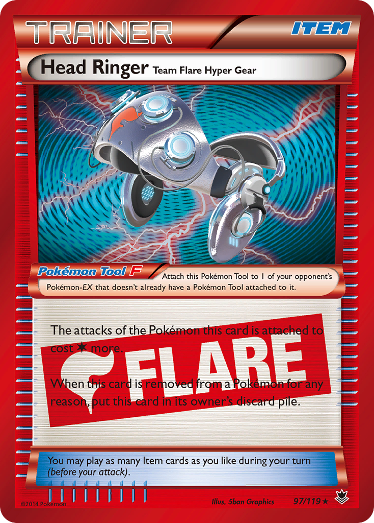 Head Ringer Team Flare Hyper Gear (97/119) [XY: Phantom Forces] | Enigma On Main