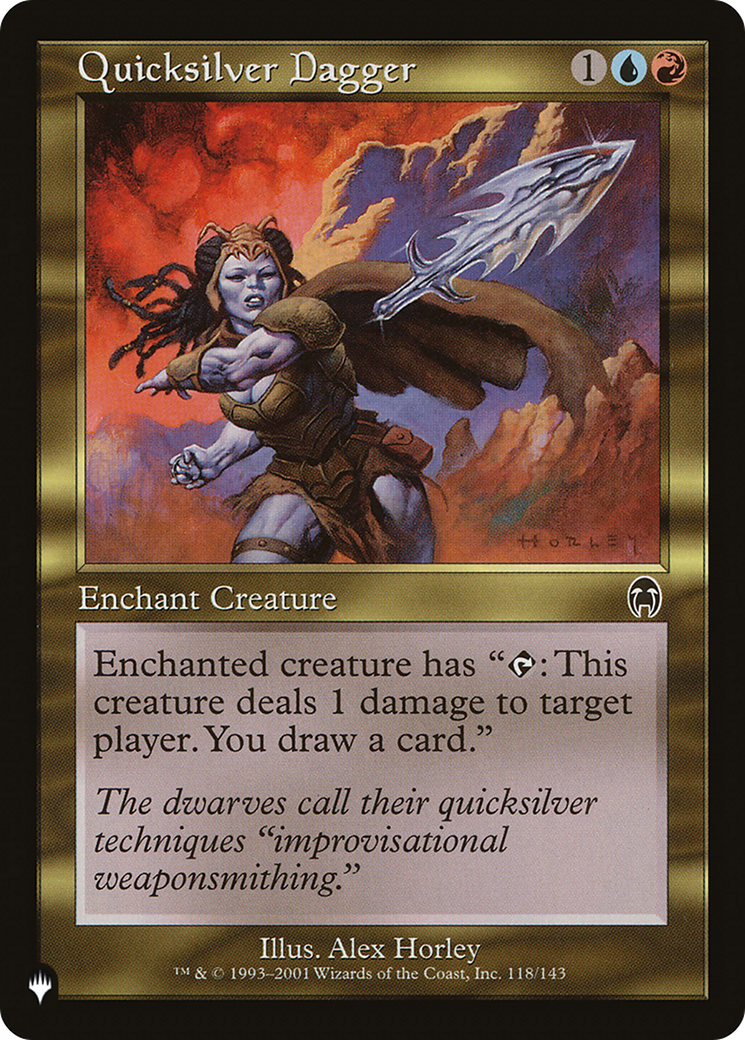 Quicksilver Dagger [The List Reprints] | Enigma On Main