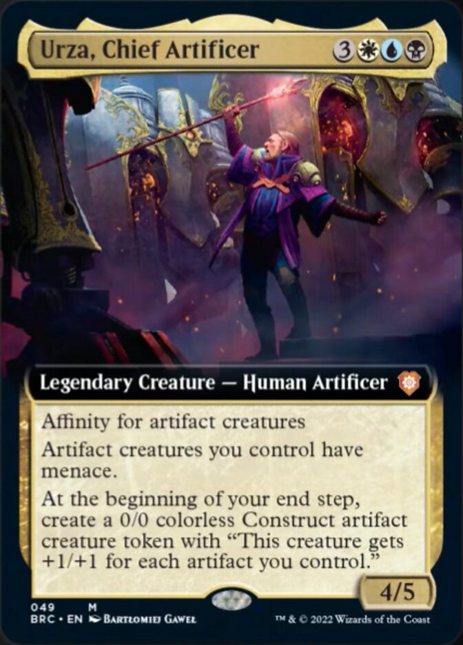 Urza, Chief Artificer (Extended Art) [The Brothers' War Commander] | Enigma On Main