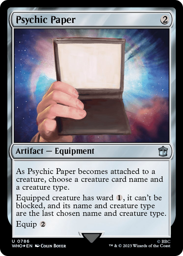 Psychic Paper (Surge Foil) [Doctor Who] | Enigma On Main