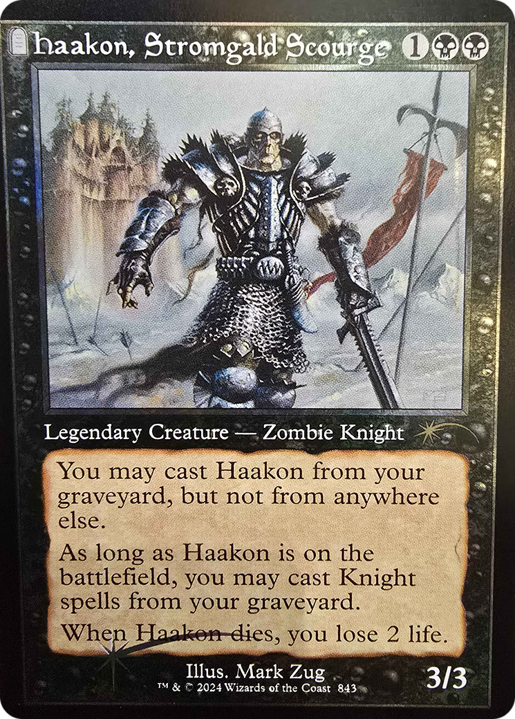 Haakon, Stromgald Scourge (Retro Frame) [Secret Lair Drop Series] | Enigma On Main