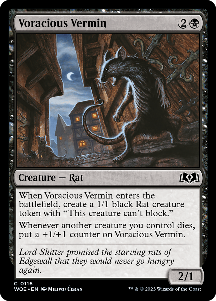 Voracious Vermin [Wilds of Eldraine] | Enigma On Main