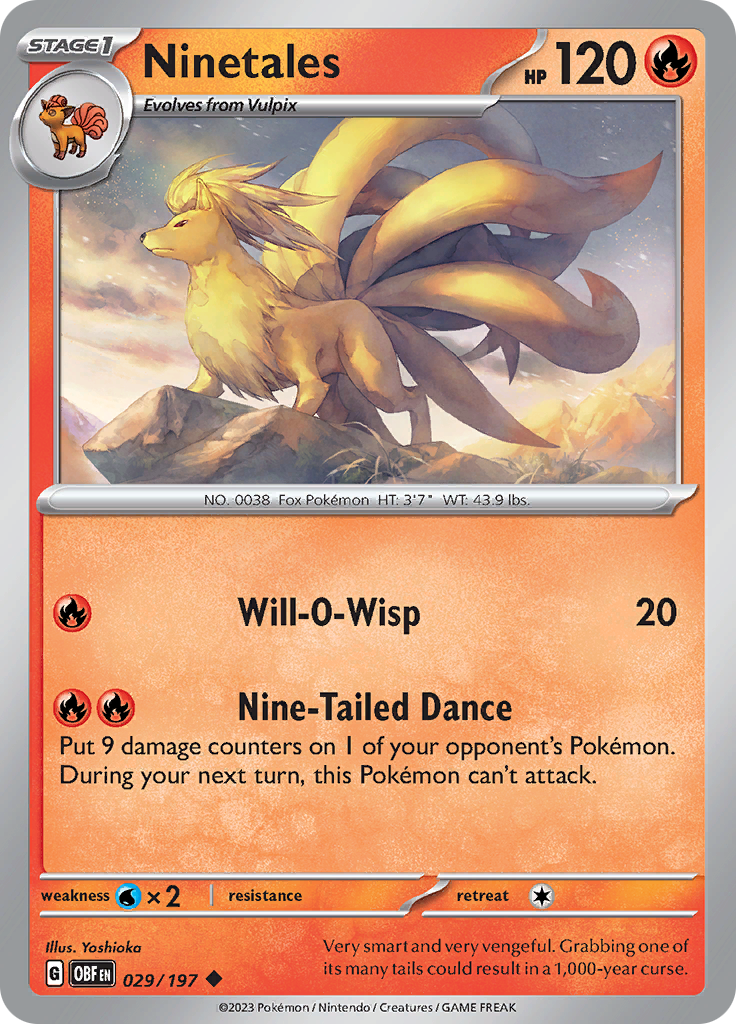 Ninetales (029/197) [Scarlet & Violet: Obsidian Flames] | Enigma On Main