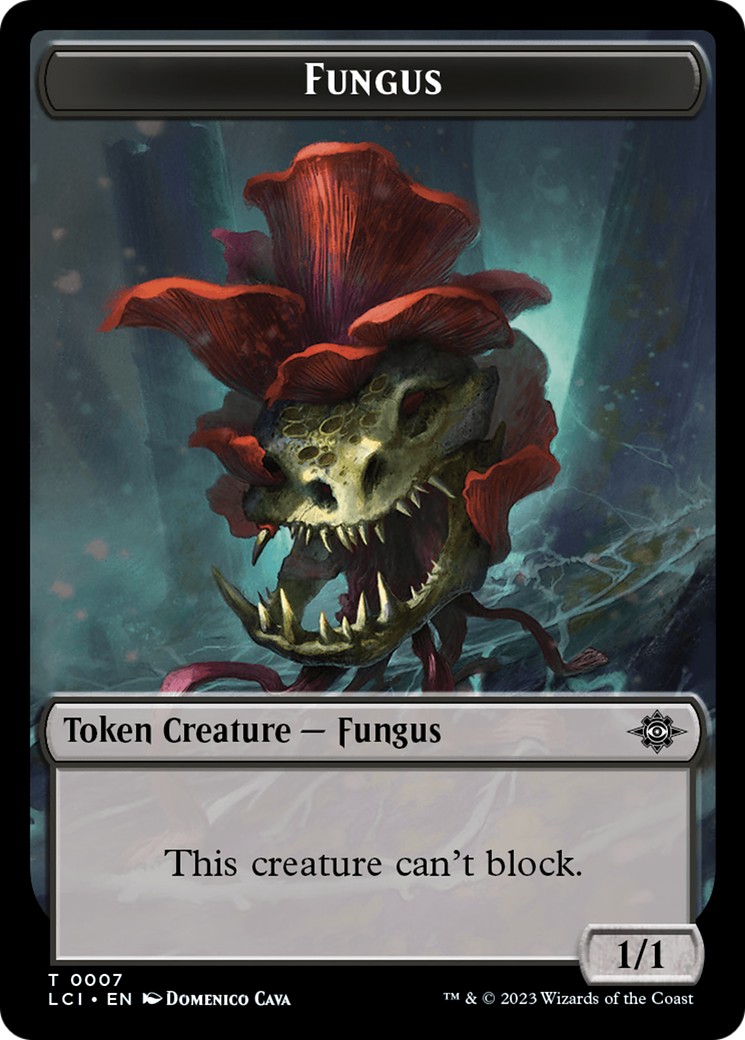 Treasure (0018) // Fungus Double-Sided Token [The Lost Caverns of Ixalan Tokens] | Enigma On Main