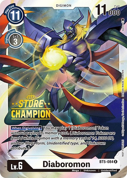 Diaboromon [BT5-084] (Store Champion) [Battle of Omni Promos] | Enigma On Main