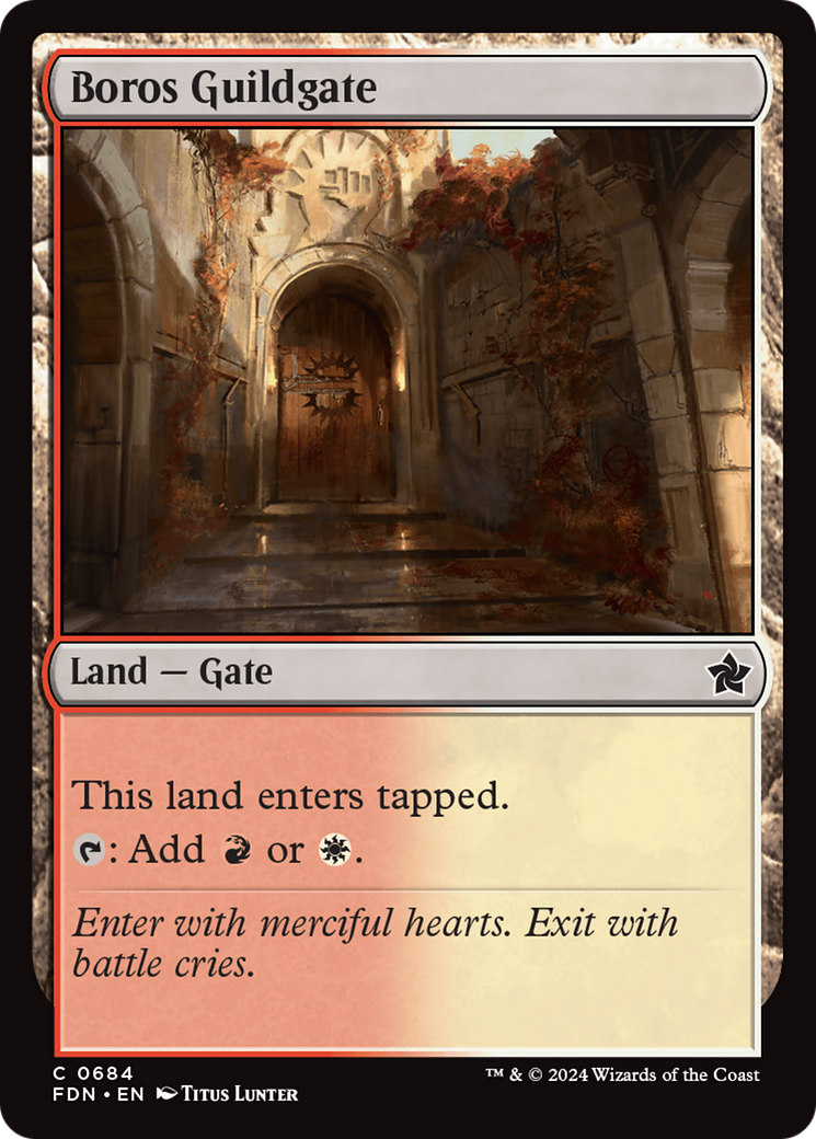 Boros Guildgate [Foundations] | Enigma On Main