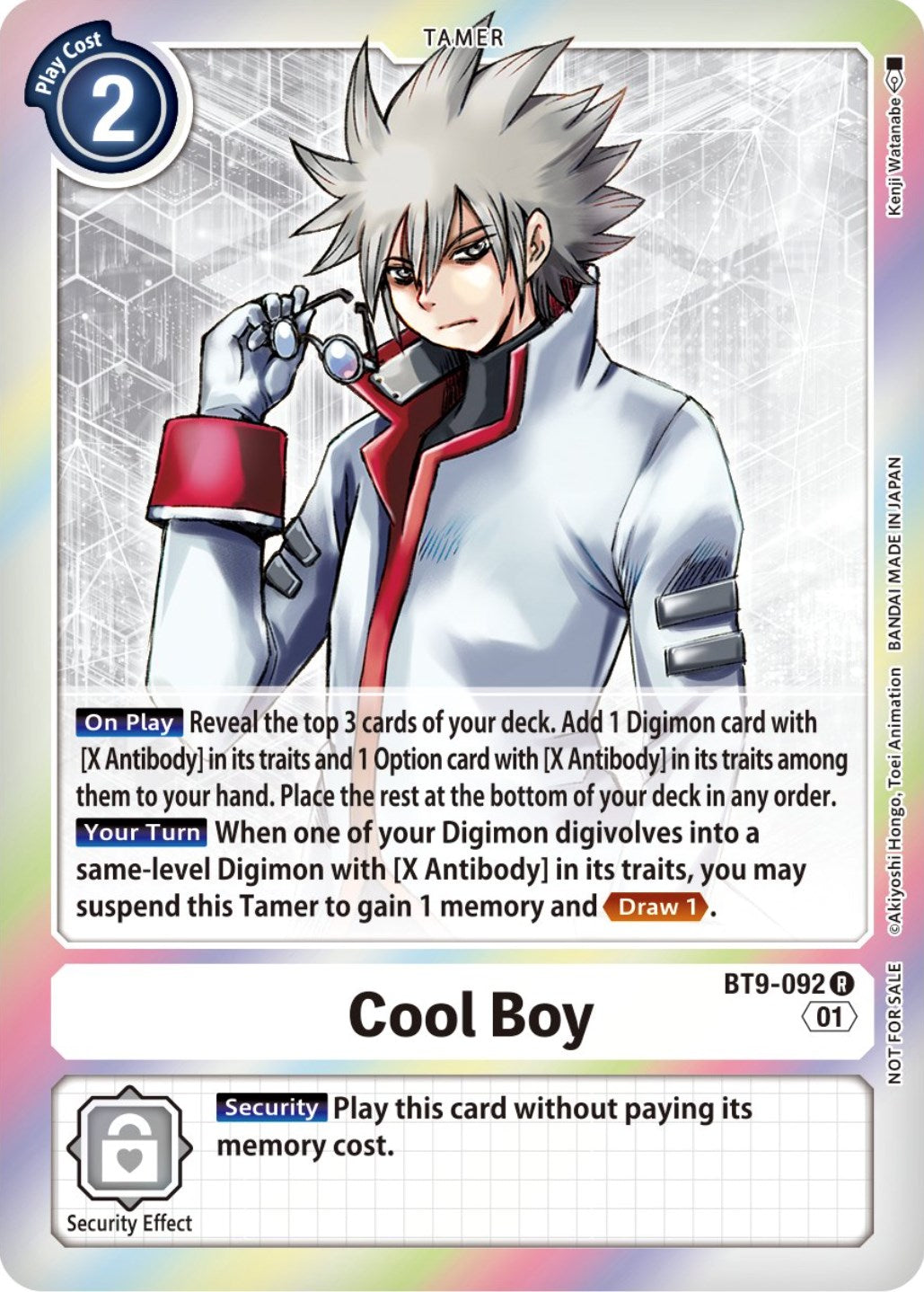 Cool Boy [BT9-092] (Event Pack 4) [X Record Promos] | Enigma On Main