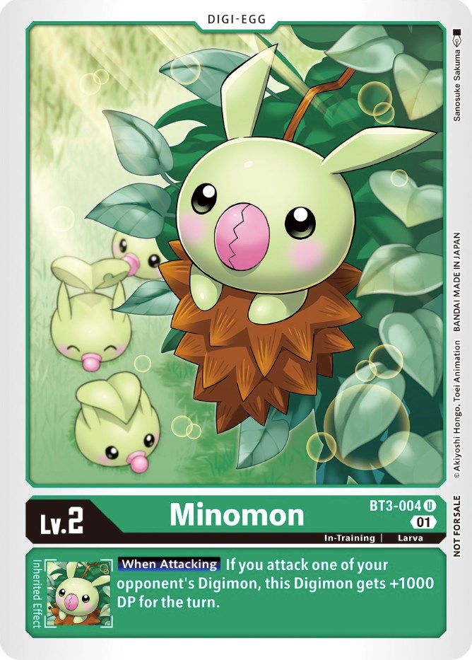 Minomon [BT3-004] (Winner Pack X Record) [Release Special Booster Promos] | Enigma On Main