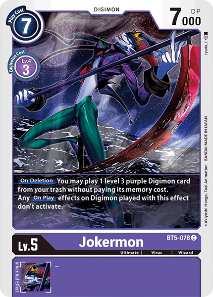 Jokermon [BT5-078] [Battle of Omni] | Enigma On Main