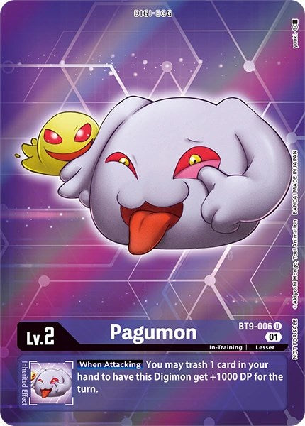 Pagumon [BT9-006] (Alternative Art - Box Topper) [X Record] | Enigma On Main