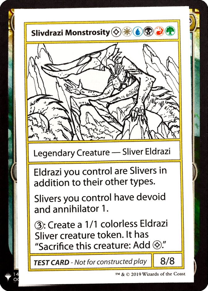 Slivdrazi Monstrosity [Mystery Booster Playtest Cards] | Enigma On Main