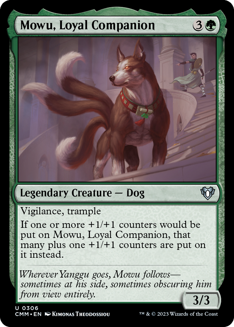 Mowu, Loyal Companion [Commander Masters] | Enigma On Main