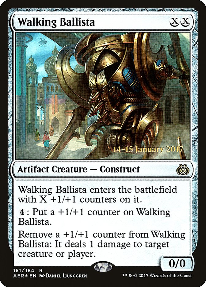 Walking Ballista [Aether Revolt Prerelease Promos] | Enigma On Main