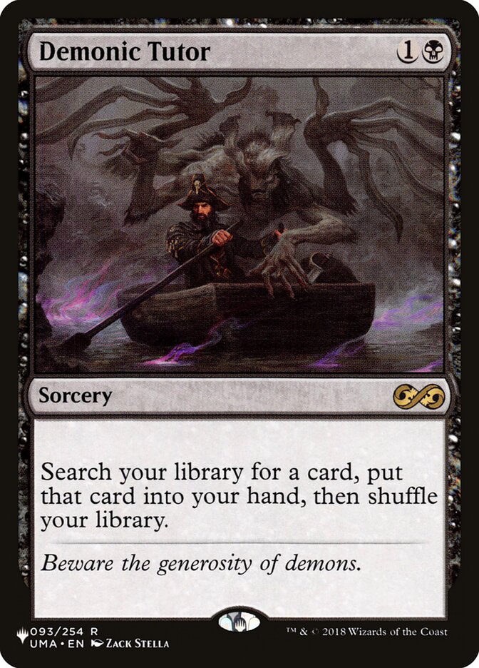 Demonic Tutor [The List] | Enigma On Main