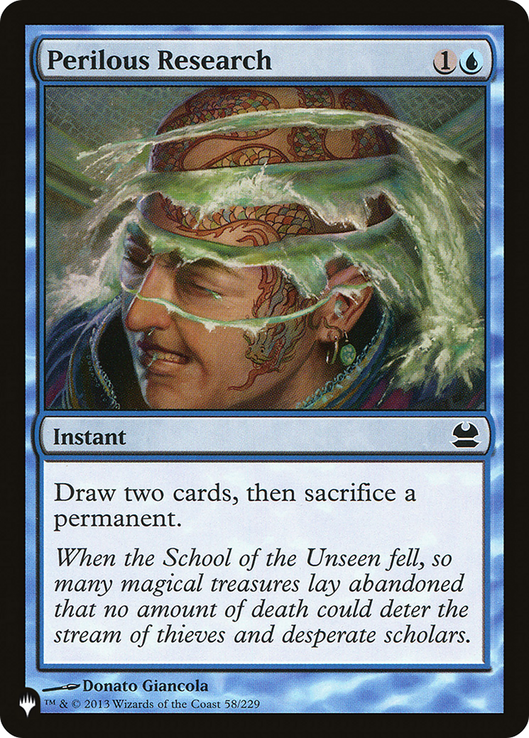 Perilous Research [The List] | Enigma On Main
