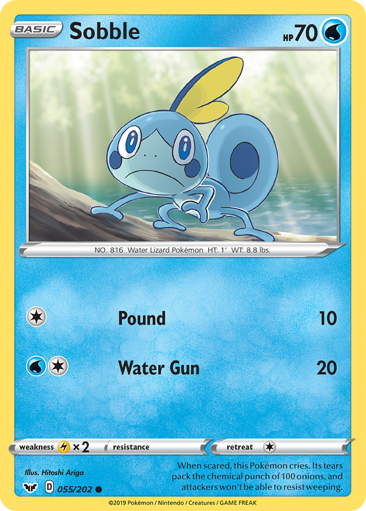 Sobble (055/202) [Sword & Shield: Base Set] | Enigma On Main