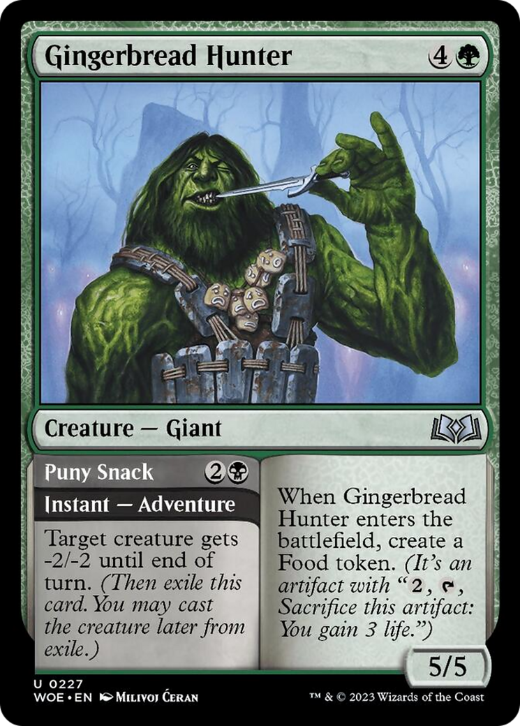 Gingerbread Hunter // Puny Snack [Wilds of Eldraine] | Enigma On Main