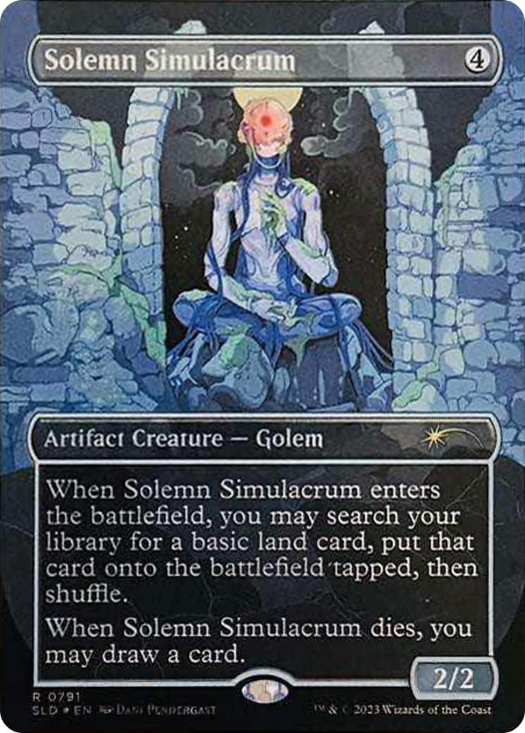 Solemn Simulacrum (0791) (Galaxy Foil) [Secret Lair Drop Series] | Enigma On Main