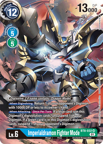 Imperialdramon Fighter Mode [BT8-032] (Alternate Art) [New Awakening] | Enigma On Main