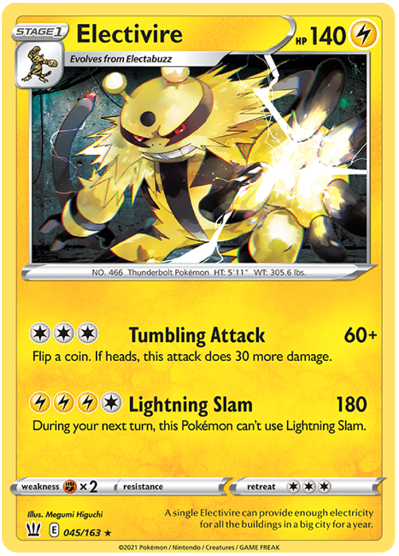 Electivire (045/163) [Sword & Shield: Battle Styles] | Enigma On Main