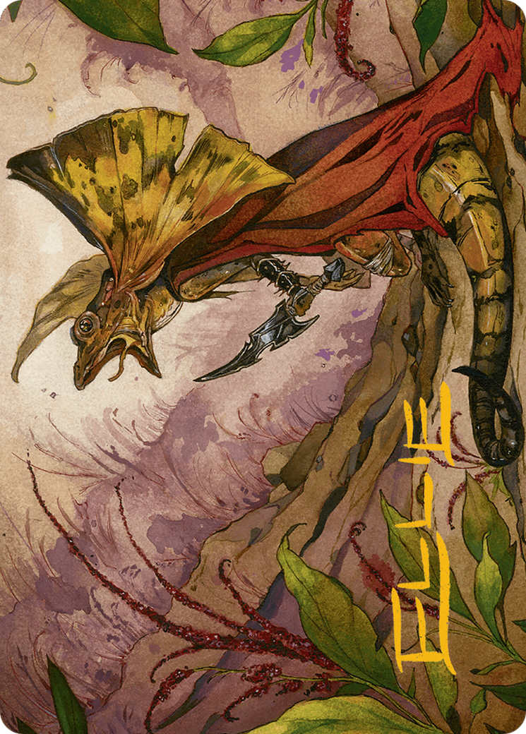 Hired Claw Art Card (Gold-Stamped Signature) [Bloomburrow Art Series] | Enigma On Main