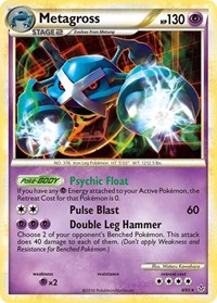 Metagross (4/95) (Cracked Ice Holo) (Theme Deck Exclusive) [HeartGold & SoulSilver: Unleashed] | Enigma On Main