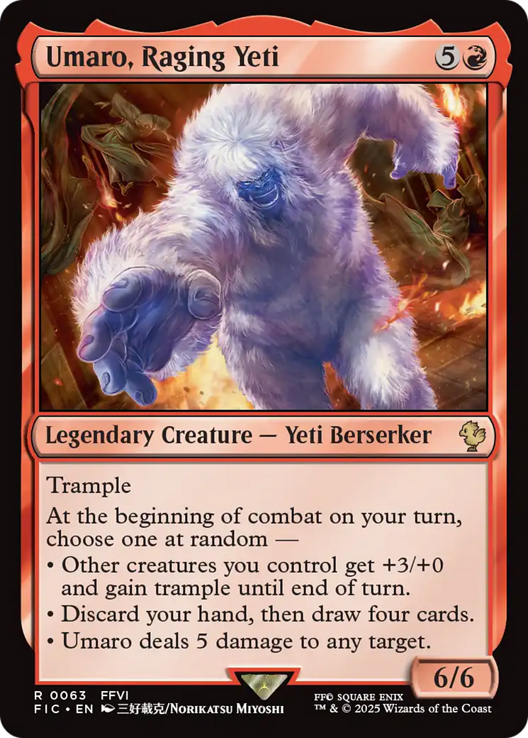 Umaro, Raging Yeti [FINAL FANTASY Commander] | Enigma On Main
