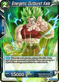 Energetic Outburst Kale (Divine Multiverse Draft Tournament) (DB2-038) [Tournament Promotion Cards] | Enigma On Main