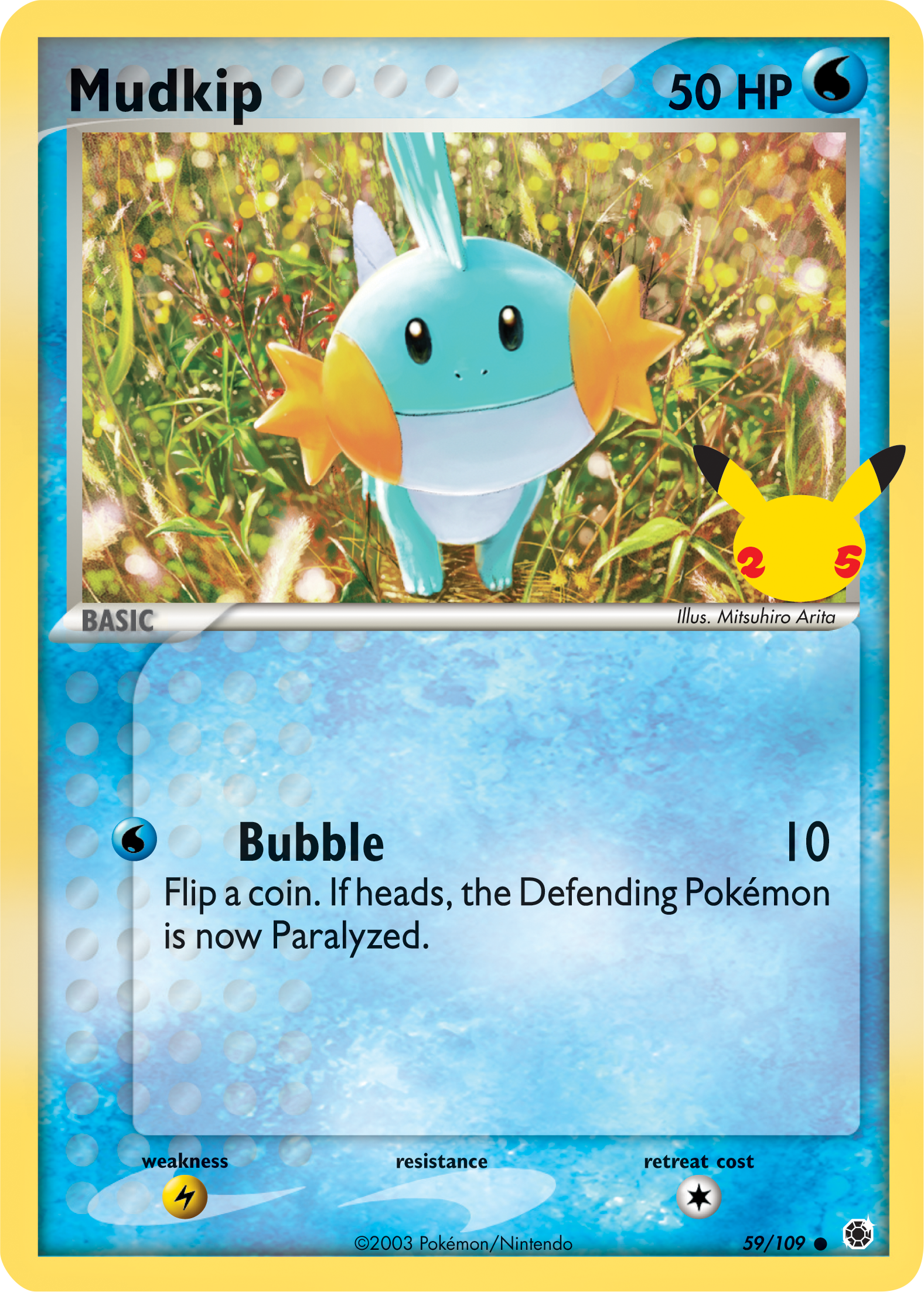 Mudkip (59/109) (Jumbo Card) [First Partner Pack] | Enigma On Main