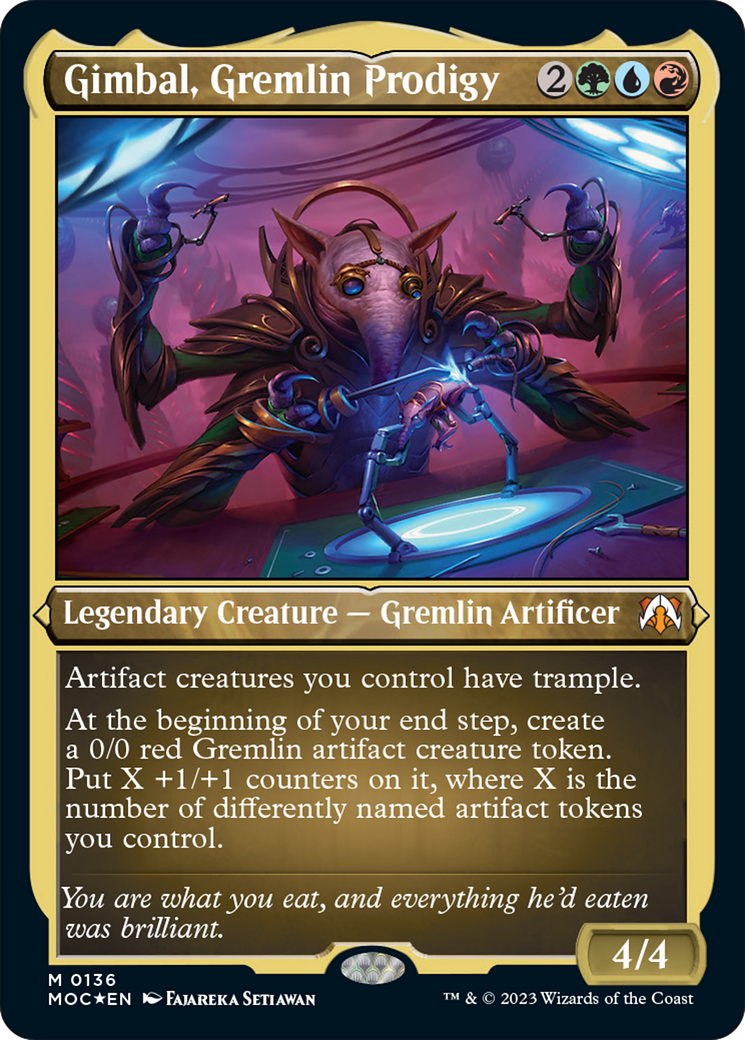 Gimbal, Gremlin Prodigy (Display Commander) [March of the Machine Commander] | Enigma On Main