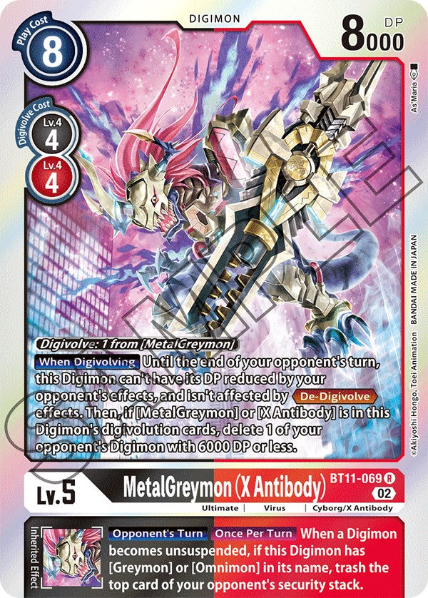 MetalGreymon (X Antibody) [BT11-069] [Dimensional Phase] | Enigma On Main