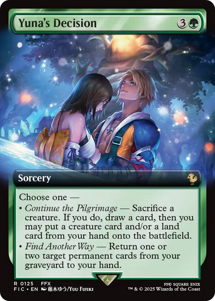 Yuna's Decision (Extended Art) [FINAL FANTASY Commander] | Enigma On Main