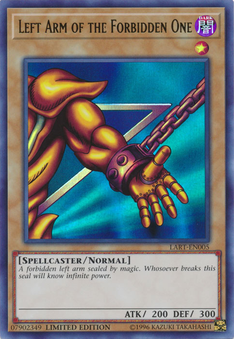 Left Arm of the Forbidden One [LART-EN005] Ultra Rare | Enigma On Main