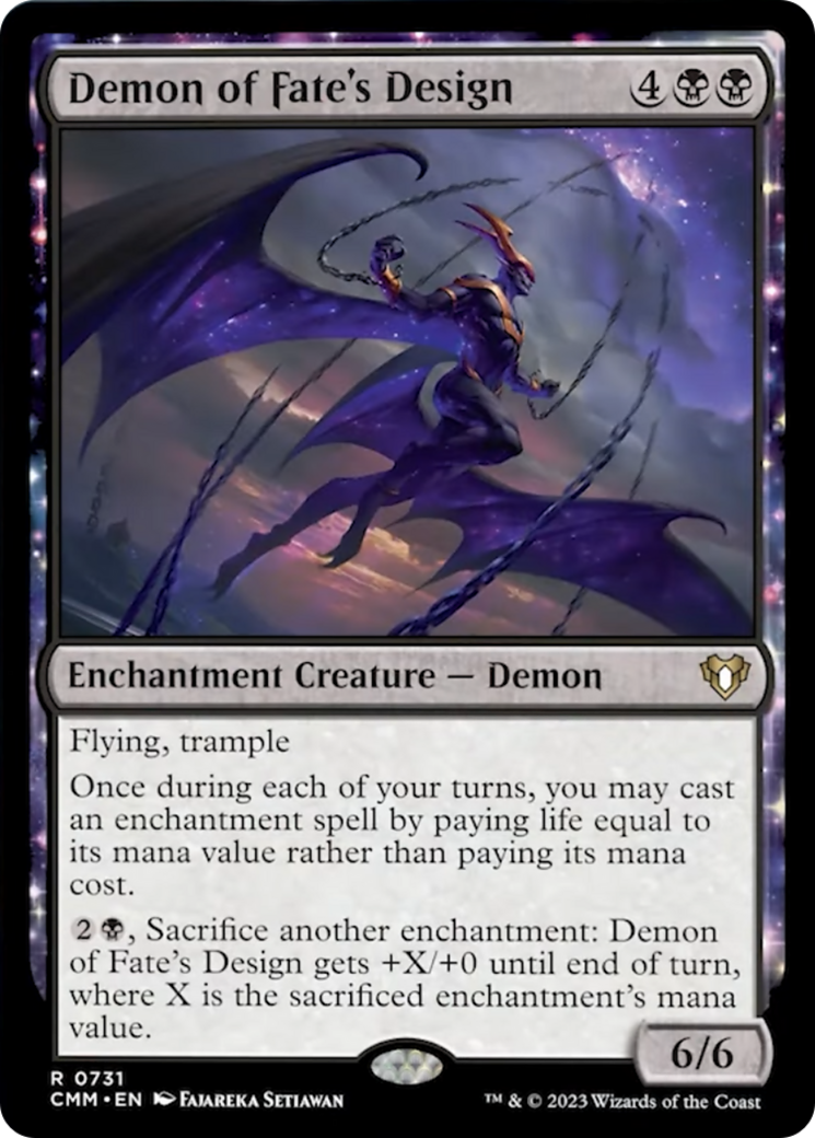 Demon of Fate's Design [Commander Masters] | Enigma On Main