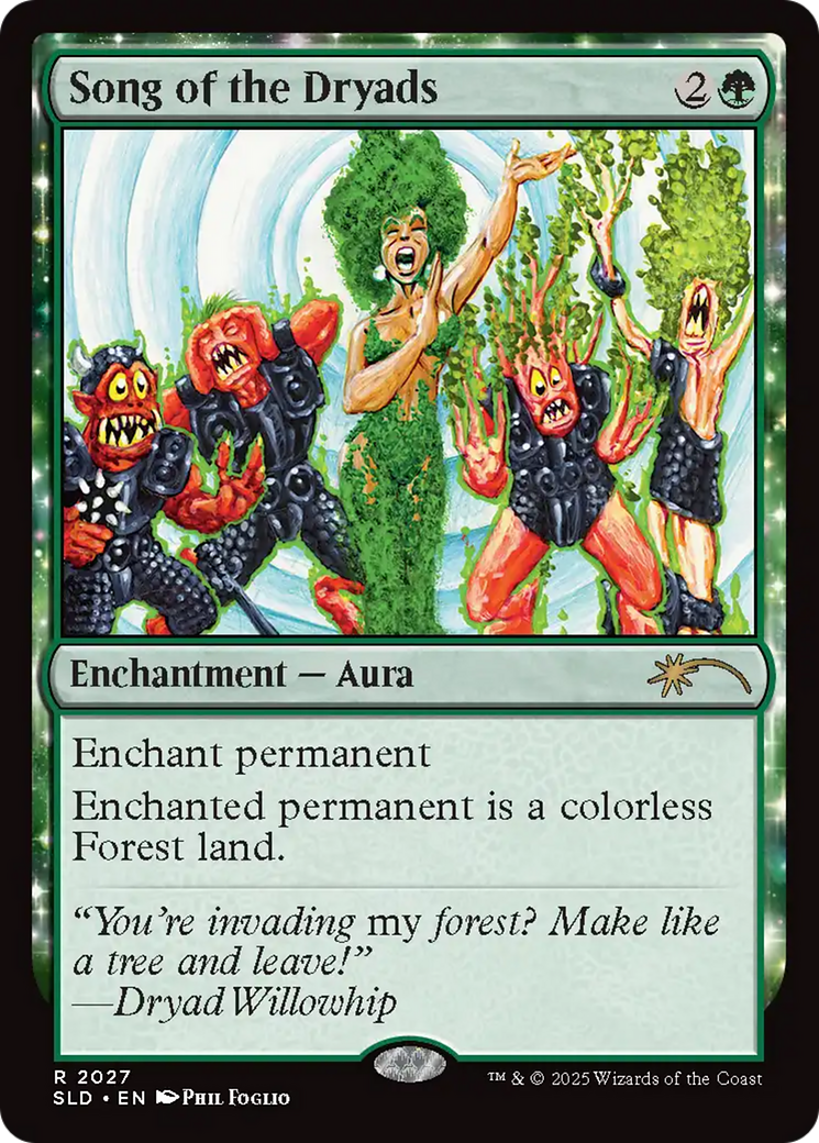 Song of the Dryads (2027) (Rainbow Foil) [Secret Lair Drop Series] | Enigma On Main