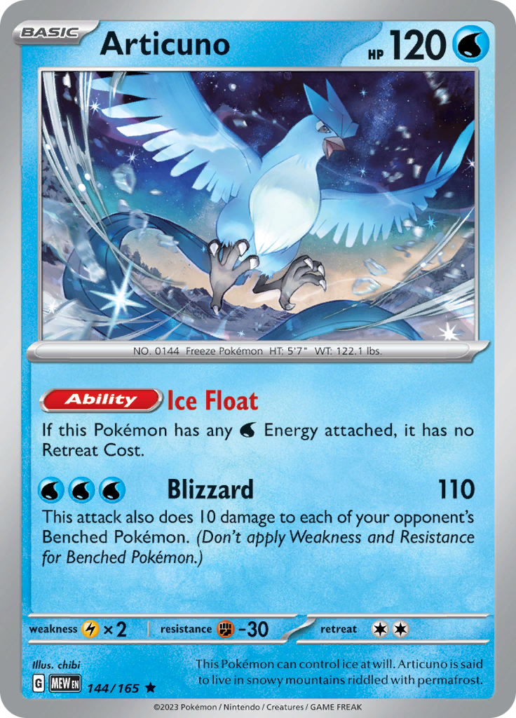 Articuno (144/165) [Scarlet & Violet 151] | Enigma On Main