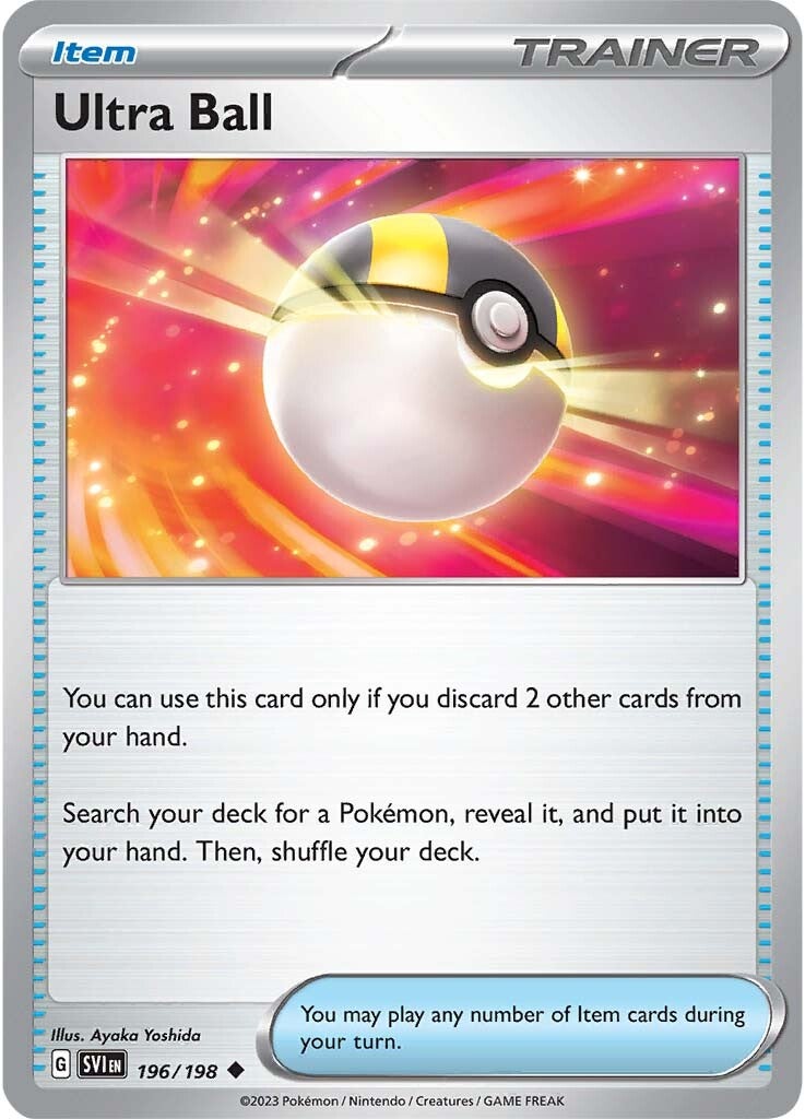 Ultra Ball (196/198) [Scarlet & Violet: Base Set] | Enigma On Main