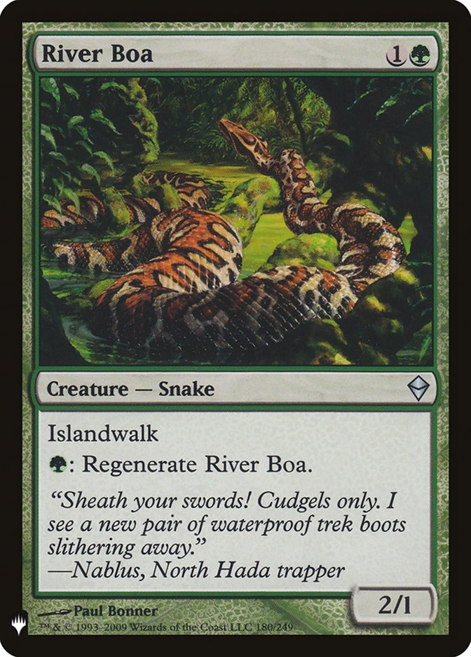 River Boa [Mystery Booster] | Enigma On Main