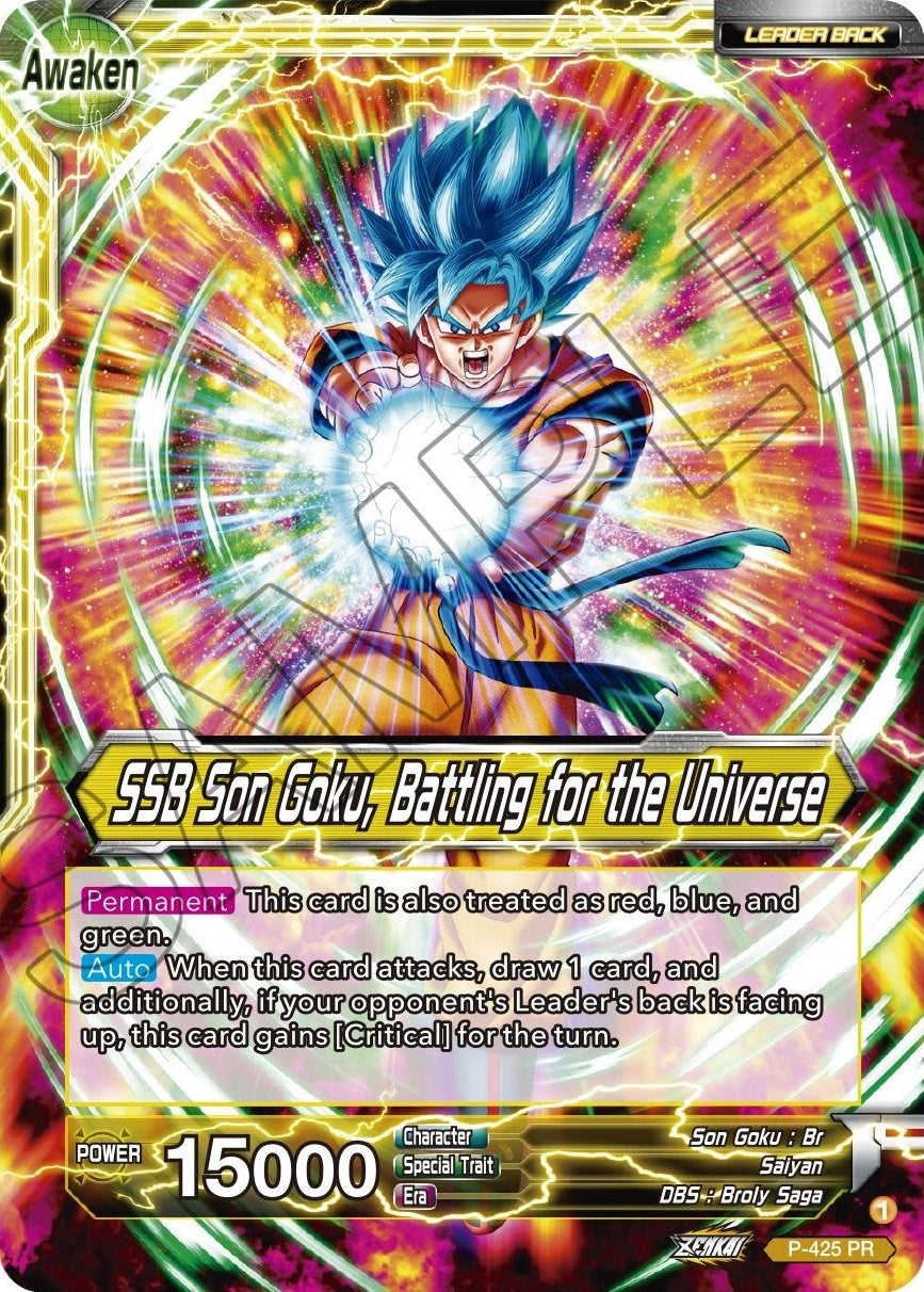 Son Goku // SSB Son Goku, Battling for the Universe (P-425) [Promotion Cards] | Enigma On Main