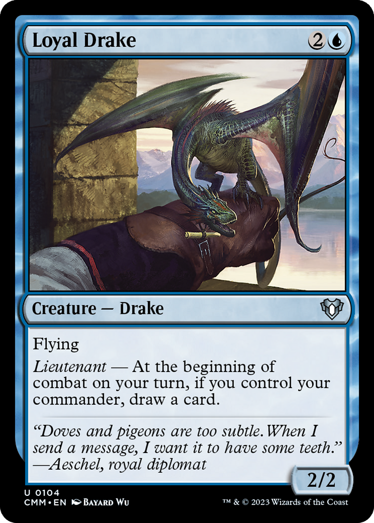 Loyal Drake [Commander Masters] | Enigma On Main