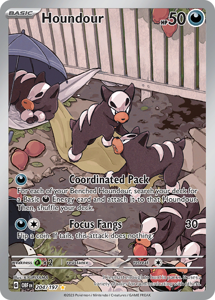 Houndour (204/197) [Scarlet & Violet: Obsidian Flames] | Enigma On Main