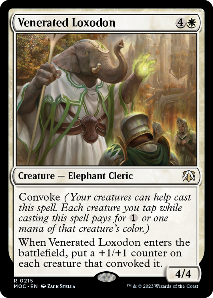 Venerated Loxodon [March of the Machine Commander] | Enigma On Main
