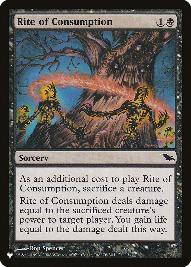 Rite of Consumption [The List Reprints] | Enigma On Main