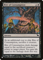 Rite of Consumption [The List Reprints] | Enigma On Main