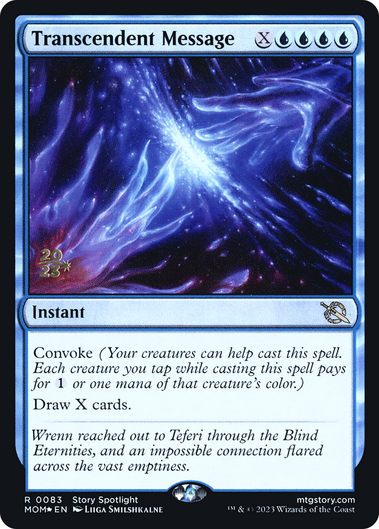 Transcendent Message [March of the Machine Prerelease Promos] | Enigma On Main