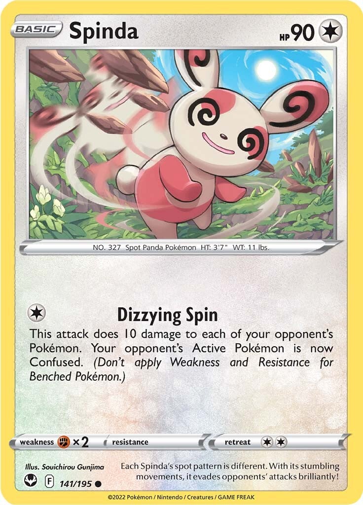 Spinda (141/195) [Sword & Shield: Silver Tempest] | Enigma On Main