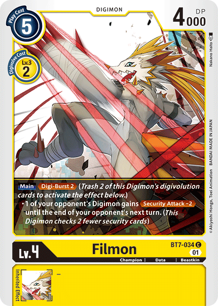 Filmon [BT7-034] [Next Adventure] | Enigma On Main