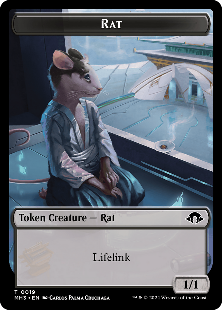 Rat // Energy Reserve Double-Sided Token [Modern Horizons 3 Tokens] | Enigma On Main